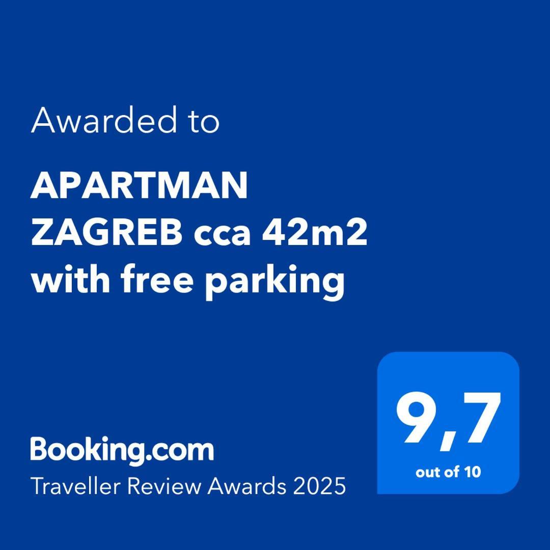 Apartman Zagreb Cca 42M2 With Free Parking Exteriér fotografie